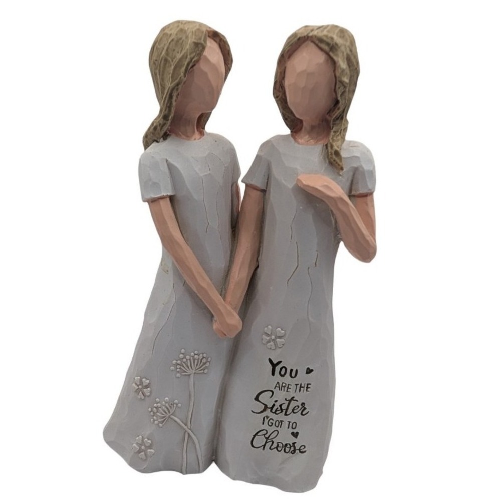 ⭐Willow Tree–inspired"You are the sister I got to choose" ❣️